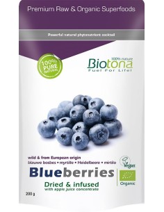 Blueberries Raw 200Gr. Bio Vegan de Biotona 2
