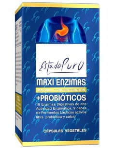 Maxi Enzimas Con Probioticos 80Vcap. Est de Tongil 2