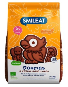Galletas Infantiles De Avena, Espelta Y Cacao Bio De Smileat 2