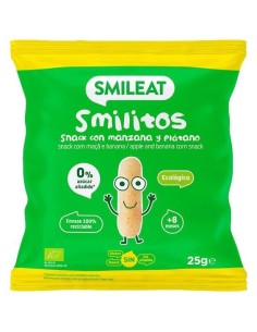 Gusanitos Con Manzana Y Plátano Bio, 25 G de Smileat 2