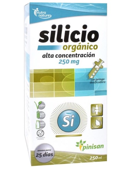 Silicio Organico 250Mg 250Ml. de Pinisan