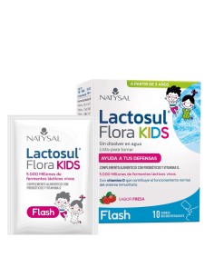 Lactosul Flora Kids Flash Fresa 10Sbrs Bucodisp. de Natysal 2