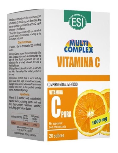 Vitamina C 1000Mg 20Sbrs de Trepatdiet-Esi