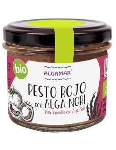 Pesto Rojo Con Alga Nori Bio 100 G Algamar 2