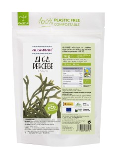 Alga Percebe (Codium) deshidratado Bio 50g Algamar 2