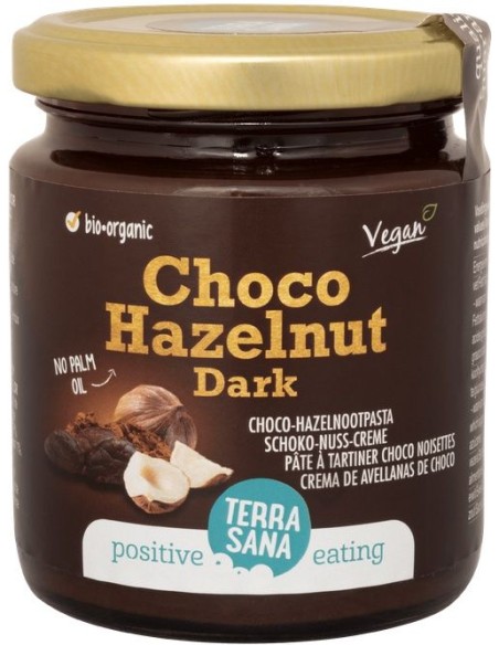 Crema de Cacao Negro y Avellanes de Terrasana
