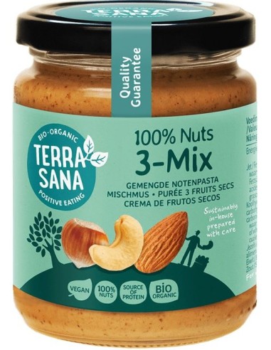 Crema 3-Mix, Frutos Secos (sin Cacahuete) de Terrasana