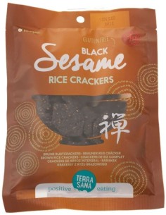 Sesamo Negro Arroz Crackers Crackers De Arroz Inte de Terras 2