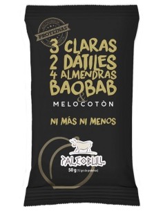 Barrita de Melocotón y Baobab Paleobull. 50 G de Paleobull