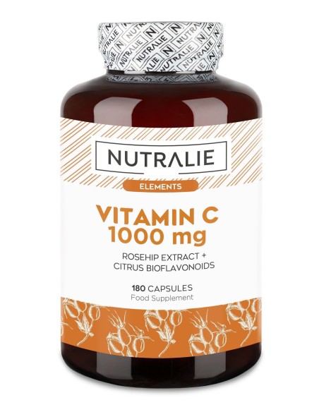 Vitamina C 1000Mg Rosa Canina 180Cap. de Nutralie