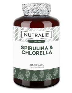 Espirulina & Chlorella 180 Cápsulas  Nutralie 2