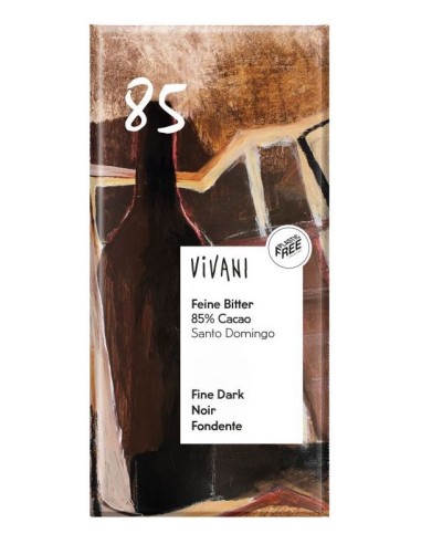 Chocolate Negro Fino 85% Cacao de Vivani