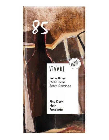 Chocolate Negro Fino 85% Cacao de Vivani