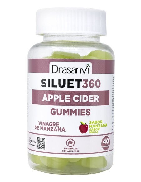 Vinagre Manzana 40 Gominolas Siluet 360 Drasanvi