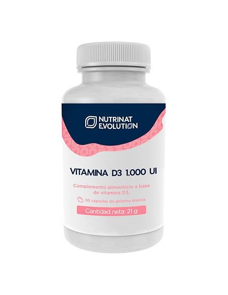 Vitamina D3 1.000 Ui 30 Caps de Nutrinat Evolution