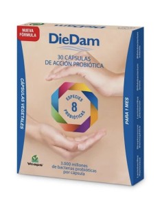 DieDam Probiótico en cápsulas entéricas - Lactobacilos, bifi 2