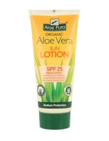 Protector Solar Factor 25 Aloe Pura 200 Ml de Madal Bal