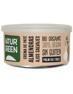 Naturgreen Crema Pate Almendra Ajos Salvajes 130 G de Naturg 2