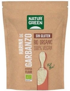 Harina de Garbanzos Bio sin Gluten 500 G de Naturgreen 2