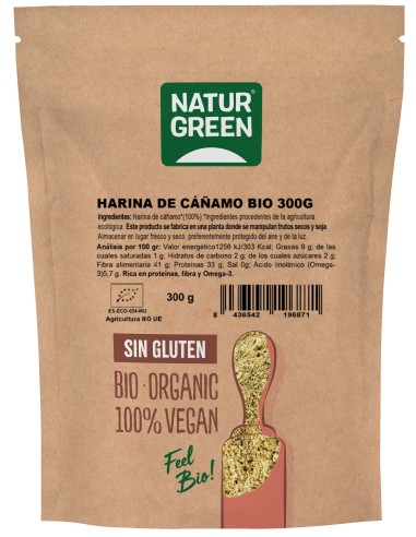 Harina De Caðamo 300 Gr de Naturgreen