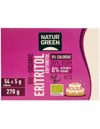 Eritritol Sticks 54 X 5 G de Naturgreen