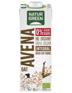 Bebida de Avena Integral 0% Azucares Bio  de Naturgreen 2