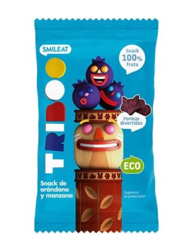 Snacks De Arándanos Y Manzana Bio, 25 G de Smileat