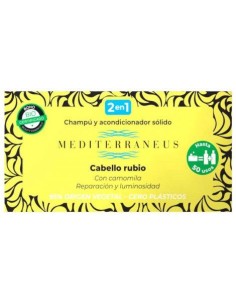 Mediterraneus Champu-Acondicionador Solido Cabello Rubio 55 de Mundonatural 2