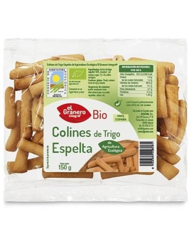 Colines De Trigo Espelta Bio, 150 G de El Granero Integral