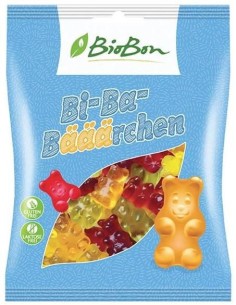 Caramelos de Ositos de Goma Con Zumo de Fruta Bio 100 gr 2