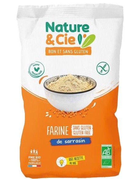 Harina De Trigo Sarraceno Sin Gluten Bio, 500 G de Nature&Cie