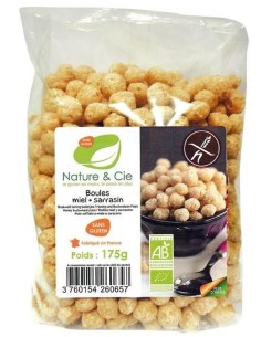 Bolitas de Trigo Sarraceno con Miel Bio Sin Gluten 175g 2