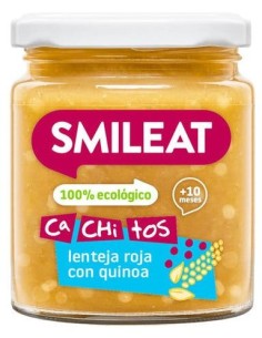 Tarrito Con Cachitos De Lentejas Con Quinoa 230 G  De Smilea 2