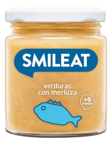 Tarrito De Verduras Con Merluza, 230 G de Smileat