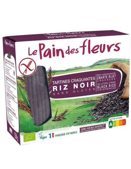 Tostadas Crujientes Ecológicas de Arroz Negro