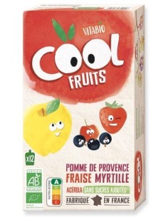 Vitabio - Cool Fruits Manzana Fresa Arandanos 12 x 90 g 2