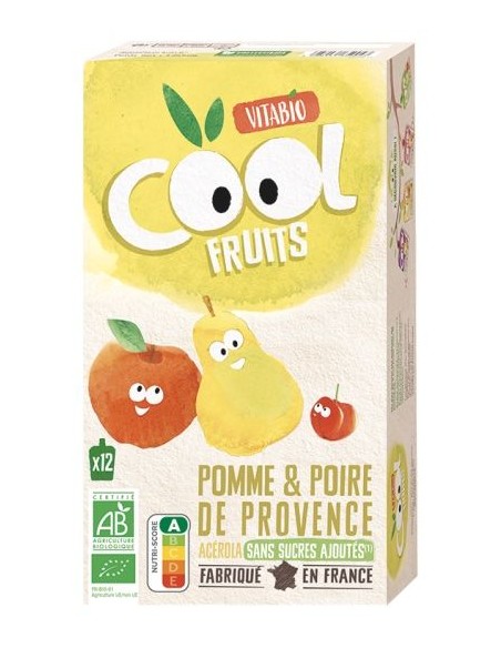 Vitabio - Cool Fruits Manzana Pera 12 x 90 g