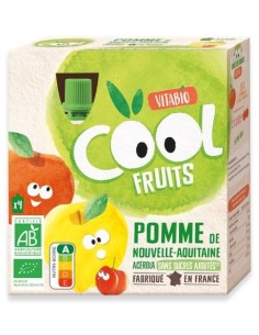 Vitabio - Cool Fruits Manzana 4 x 90 g de Baby Bio 2