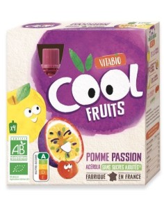 Vitabio - Cool Fruits Manzana Fruta de la pasion 4 x 90 g 2