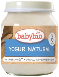 Babybio YOGUR NATURAL (Vaca) 2x130g de Baby Bio 2