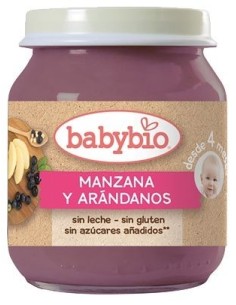 Babybio Manzana Arándanos 130 g – Nutrición Natural Bebé 2