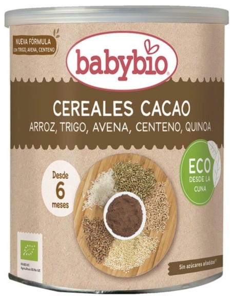 Papilla de Cereales con Cacao y Cereales