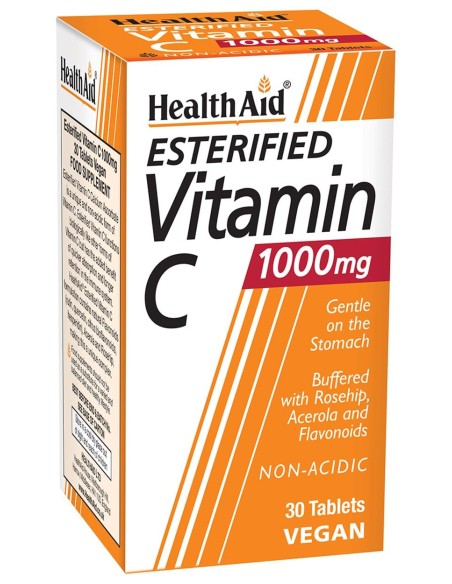 Esterified Vitamina C 1000Mg 30Comp. Vegan de Health Aid