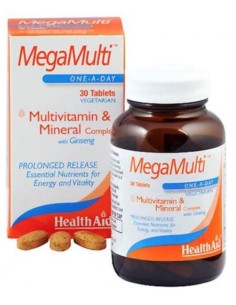 Megamulti Con Ginseng 30 Comprimidos Health Aid de Health Ai 2