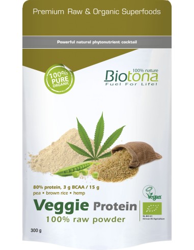 Veggie Protein Raw Powder de Biotona