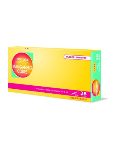 Manganeso-Cobre 12 28X2Ml Ampollas Labcatal