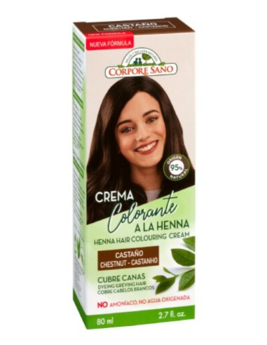 Crema Colorante a la Henna Chocolate