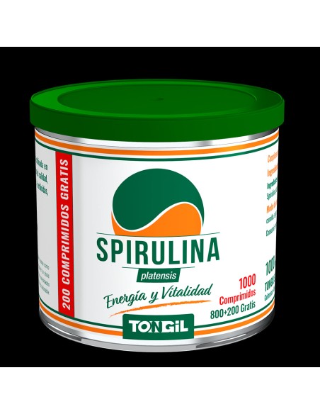 Spirulina 800+200Comp. de Tongil