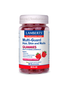 Pack 5 Multi-Guard Hair, Skin & Nail Gummies Lamberts 60uds