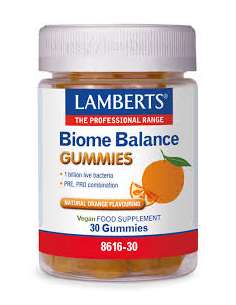 Pack 5 Biome Balance Gummies Lamberts 30 Gomitas Saludables